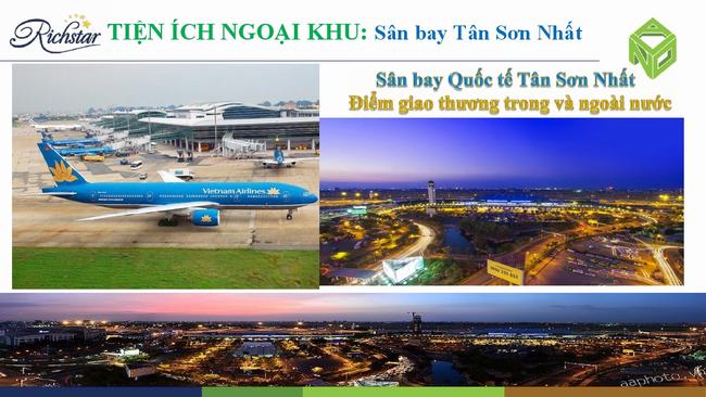 Tiện ích ngoại khu sân bay Tân Sơn Nhất căn hộ RichStar Tân Phú