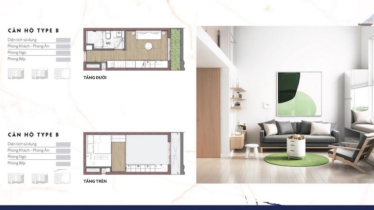 Thiết kế chi tiết căn hộ ecotel 9x Golden Stella quận Bình Tân