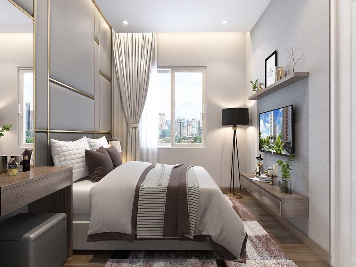 Phòng ngủ căn hộ mẫu - Unico Thăng Long