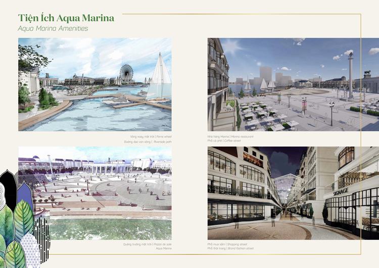 Phối cảnh tiện ích Aqua Marina - Aqua City