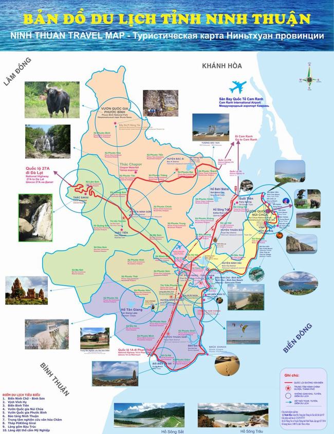 Bản đồ du lịch Bình Thuận