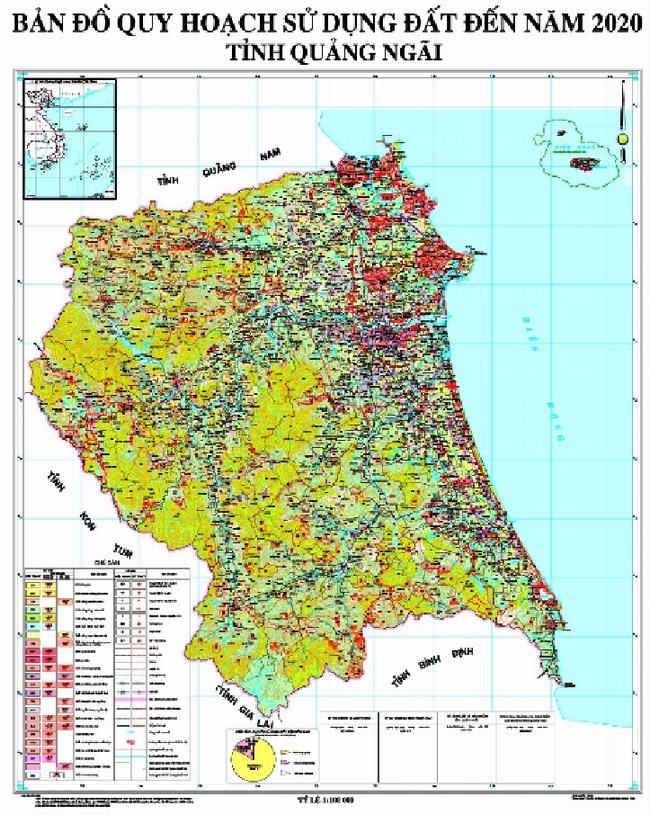 Bản đồ sử dụng đất Quảng Nam