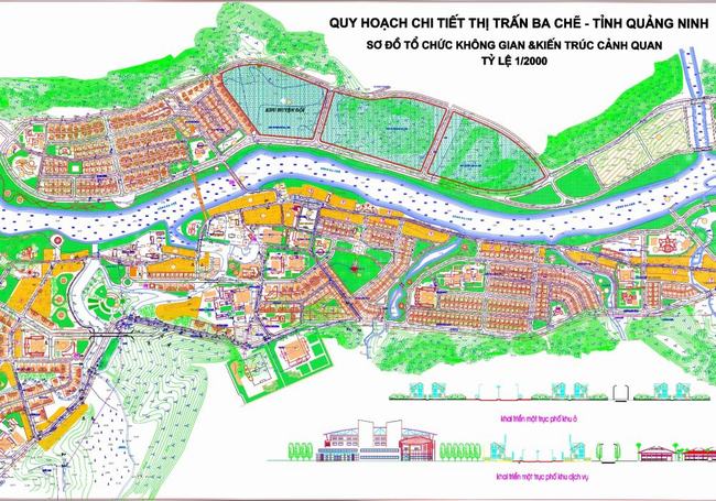 Bản đồ thị trấn Bà Chẽ Quảng Ninh