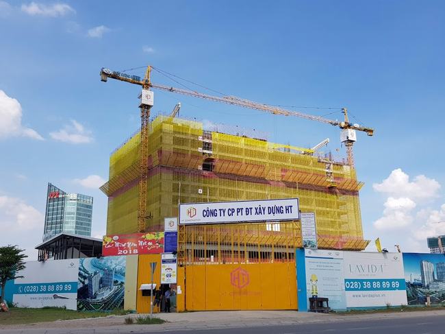 Tiến độ xây dựng thực tế Block B Lavida Plus - Tháng 05/2018